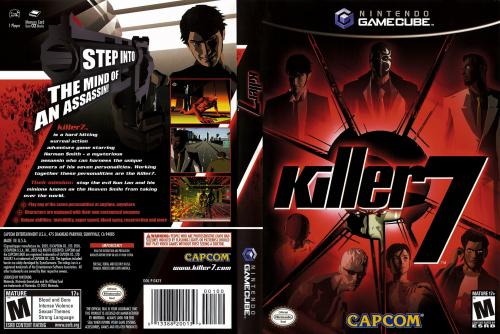 Killer 7 (Europe) (En,Fr,De) (Disc 2) Cover - Click for full size image